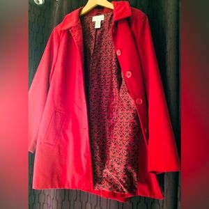 Women’s trench coat Red (L)